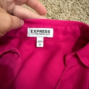 Express Vibrant Pink Portofino Blouse